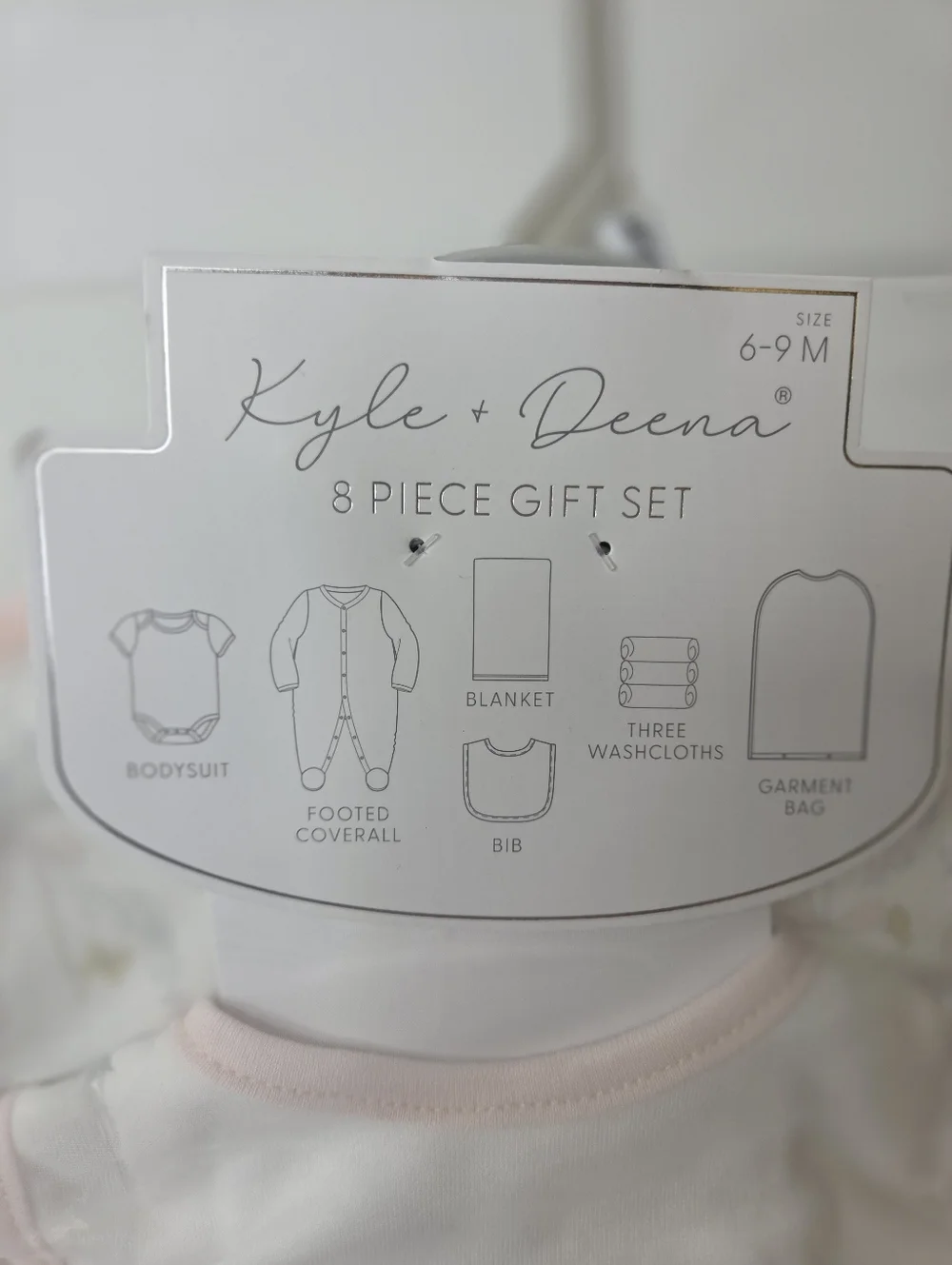 Kyle & Deena 8 Piece Baby Girl Gift Set 6-9 Months NEW